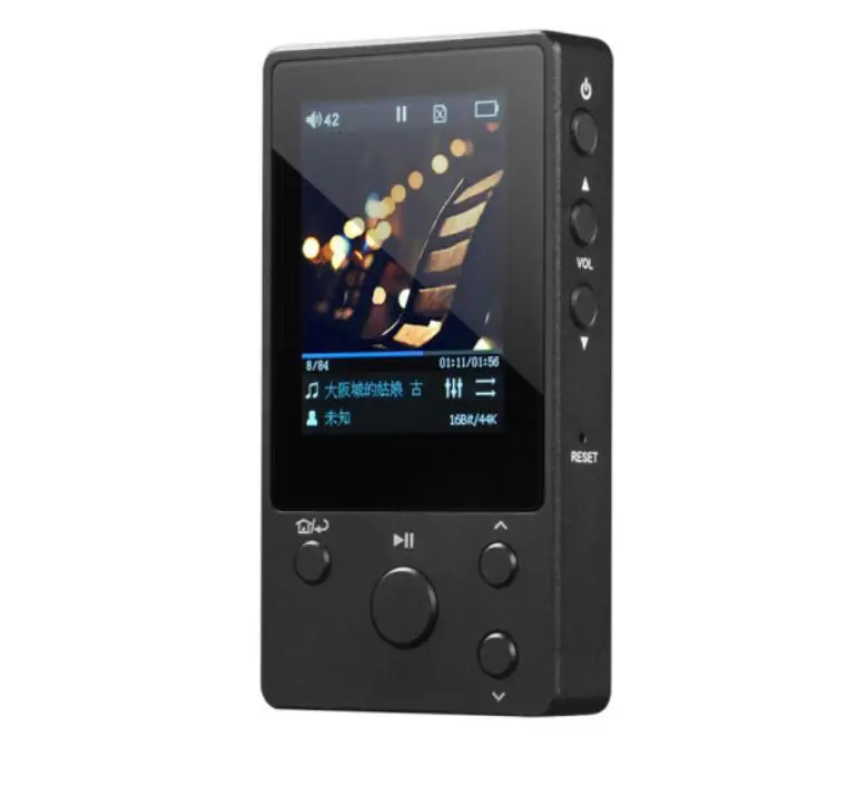 XDuoo NANO D3 hi fi плеер портативный HD музыкальный плеер без потерь hi-res MP3-плеер flac wav dsd плеер mp3 8 Гб - Цвет: Черный