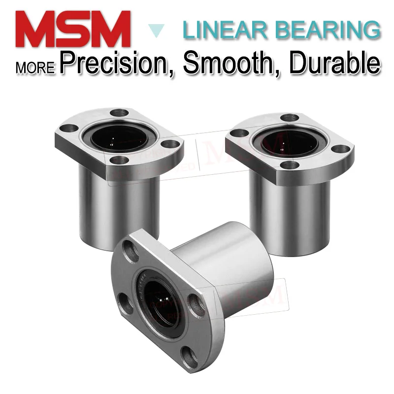 10pcs/lot LMH20UU oval flange linear motion ball bearing sliding linear