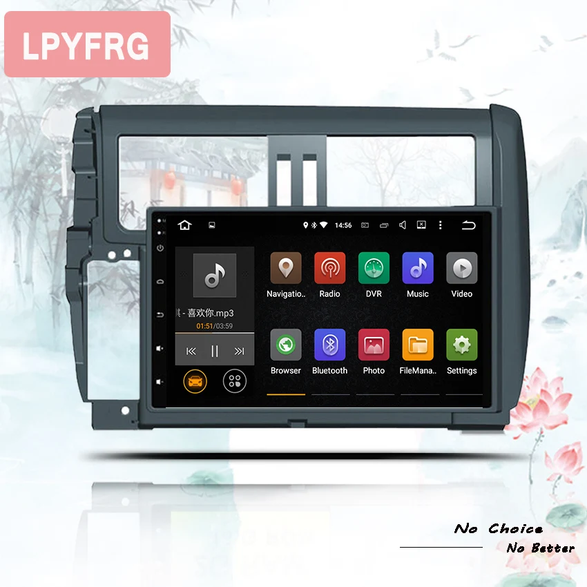 Flash Deal 9" car radio for Toyota Prado 150 2010-2013 Octa core Android 9.0 car dvd gps with 4G RAM,64G iNand,steering wheel Tape Recorder 2