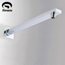 Shinesia Chrome Bathroom Wall Mounted Shower Arm for Shower Head