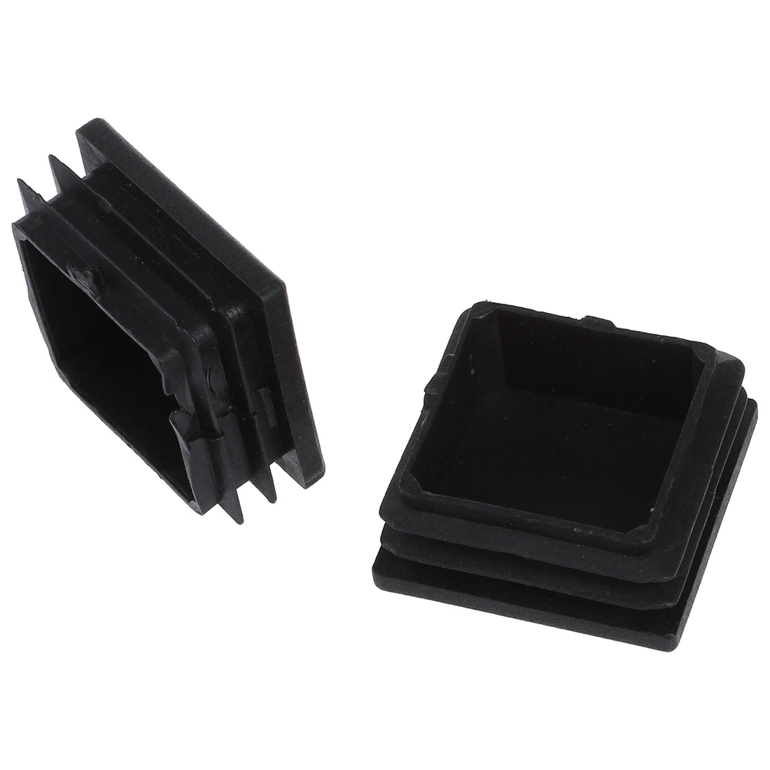 HHTL 5pcs Plastic Square Blanking End Caps Tubing Tube Inserts 38 x