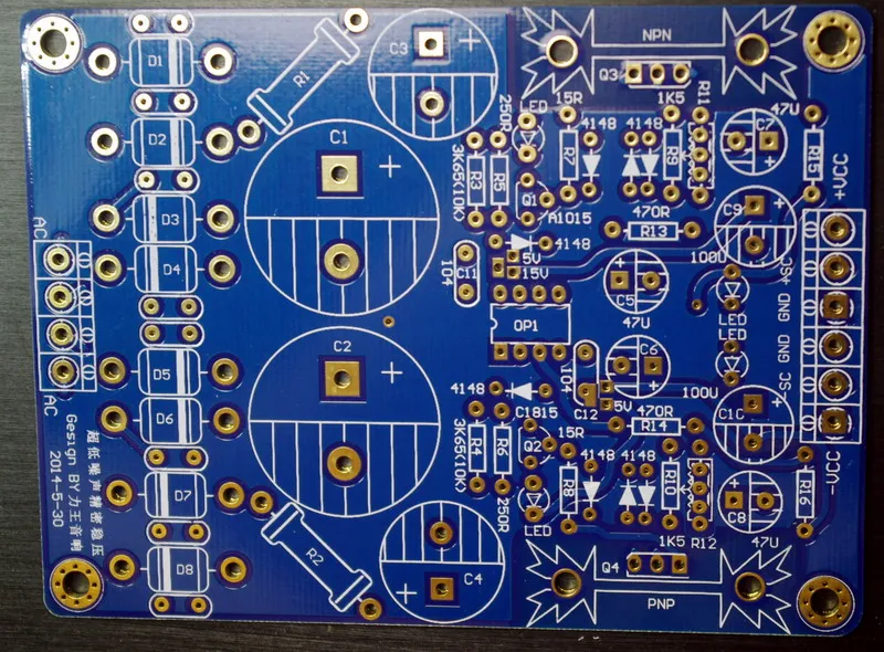 Двойной op amp OPA2604 Ультра низкий уровень шума высокая точность на MUR460 регулируемая плата питания для декодирования ЦАП+-5 в 3,3 В низкое напряжение