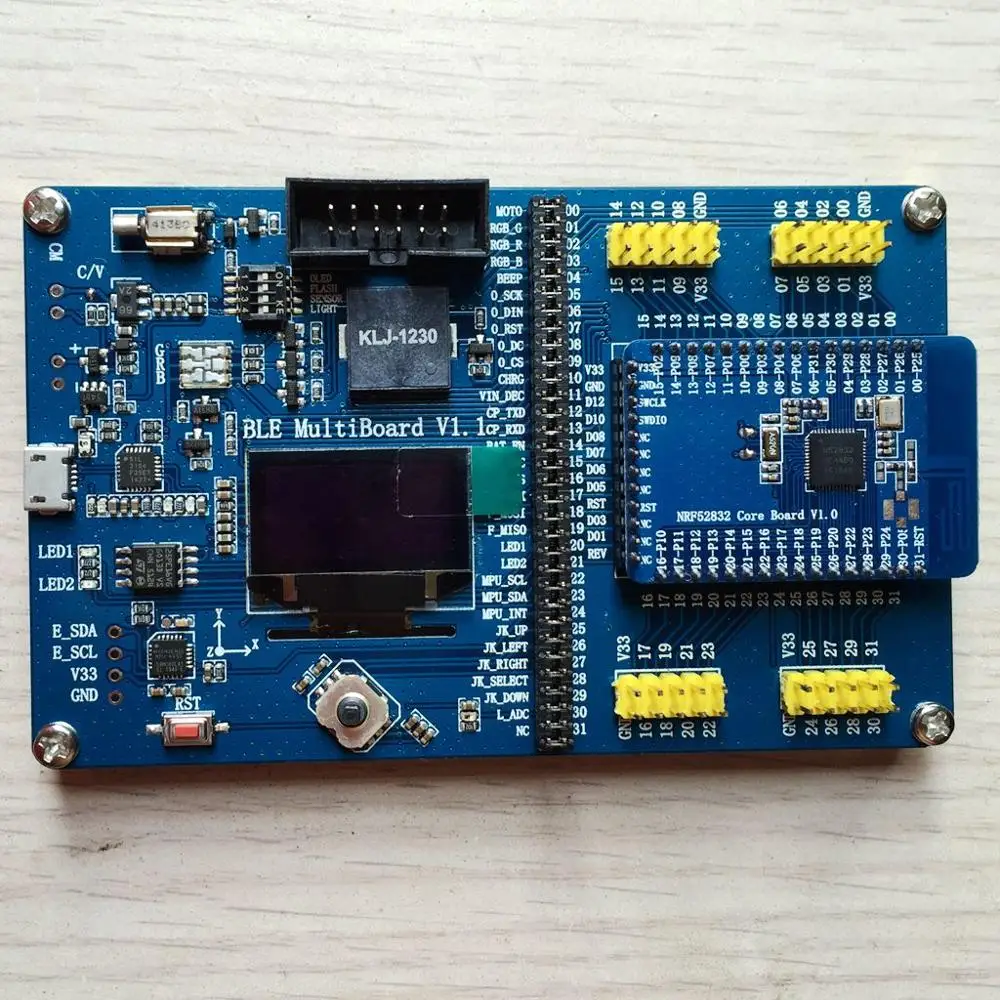 

MultiBoard+NRF52832 BLE development board / rich peripherals / strong support for BLE /NORDIC