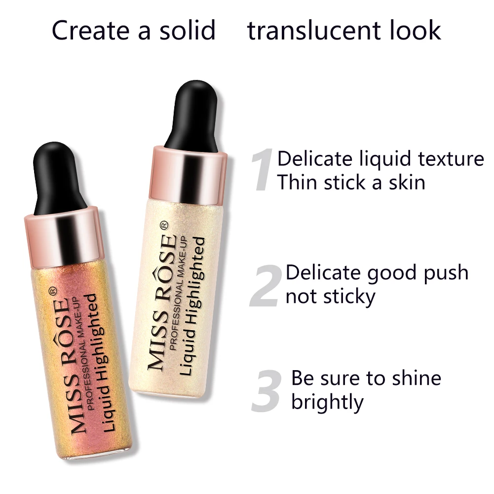 5 цветов жидкий текстовый маркер перламутровый для лица консилер с бронзатором Iluminador пудра для макияжа крем светящийся макияж TSLM1