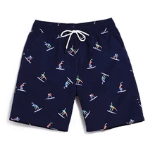 Brand Men Beach Shorts Board Trunks Male Swimwear Swimsuits Bermuda Casual Active Sweatpants Bottoms Quick Drying Shorts active casual quick drying top