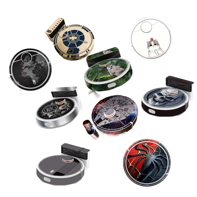 Najtaniej Odkurzacz robot śliczne naklejki na xiaomi 1S odkurzacz automatyczny przylepna folia ochronna części do czyszczenia papieru akcesoria