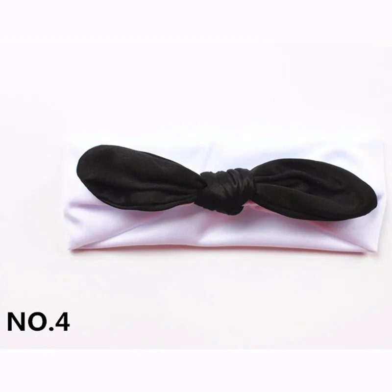 Hot Girl Headbands Rabbit Ears Hair Band Knot Headwear Elastic Kids Hairband Infant Hair Rope Baby Hair Accesories Free Shipping (8)