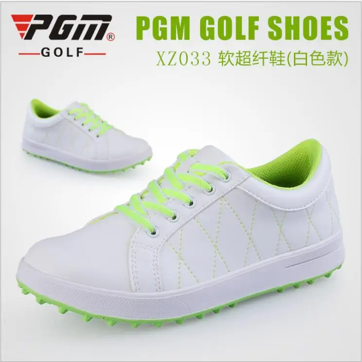 Счетчик подлинной PGM дамы Гольф обувь спортивные туфли женские без шипы дышащие водонепроницаемые женские сапоги - Цвет: 2
