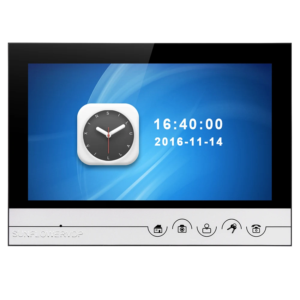 Video Doorphone 2 Monitors Video Intercom With Recording Rfid Keypad Unlock+8GB TF Card 7'' Intercom For Home +Electric Lock Kit Video Doorphone 2 Monitors Video Intercom With Recording Rfid Keypad Unlock+8GB TF Card 7'' Intercom For Home +Electric Lock Kit