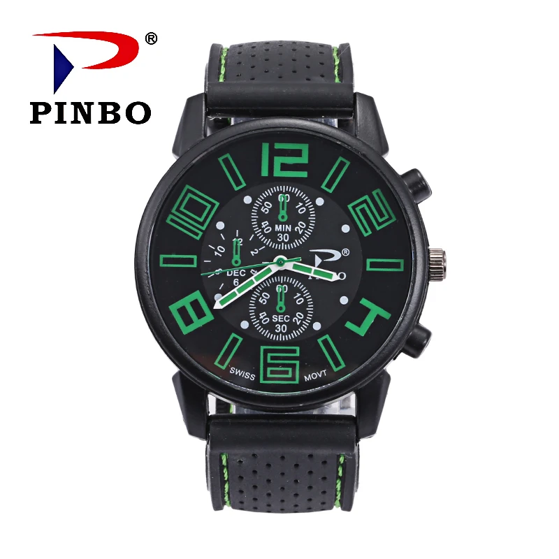 

Brand men watch 2018 New Men's Outdoor Military watch Silicone Relogio Male Sport Quartz Wrist watch relatio masculine 6 color