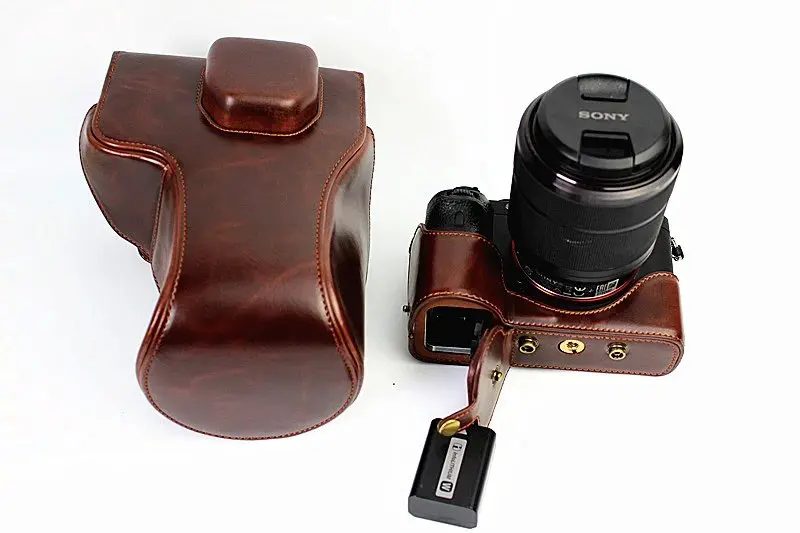 PULeatherCaseCoverCamerabagforSonyILCE7M2A7IIA7IIA7RII
