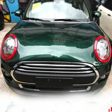 Стайлинга автомобилей Аксессуары для Mini Cooper F56 F55 фар рамка декоративная рамка задних сигнальных огней, внешние автомобильные наклейки на лампу вытяжки