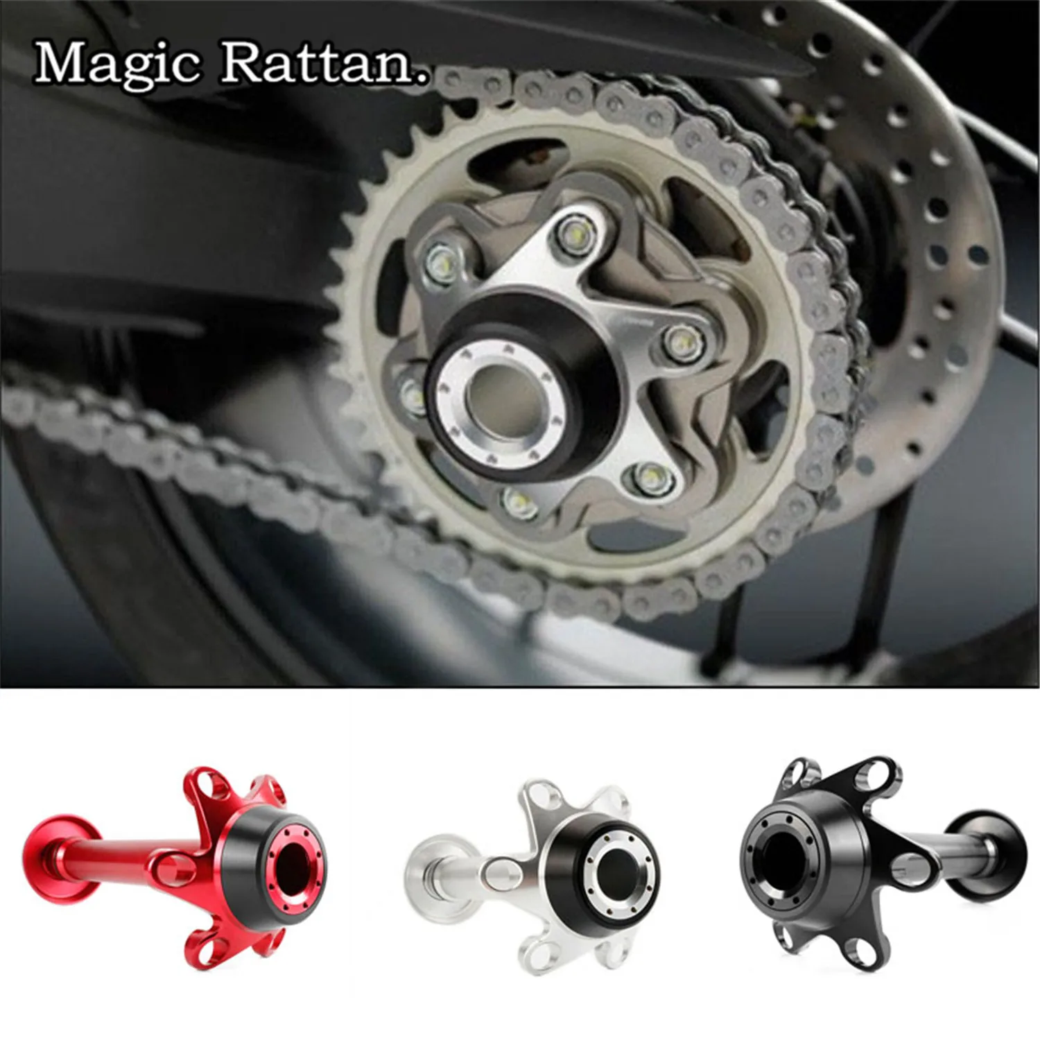 

Motorcycle Accessories Rear Axle Fork Crash Slider Wheel Protector For Ducati Diavel 1200 2010-2016