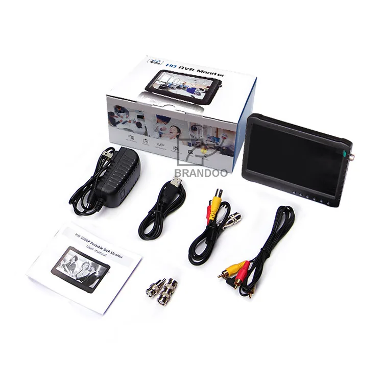 5 "HD 1080P портативный DVR монитор cctv камера Дисплей Монитор для FHD TVI AHD|Монитор и