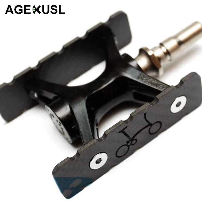 AGEKUSL 11.6g 3K Carbon Pedal Plate For Brompton mks Pedal Folding