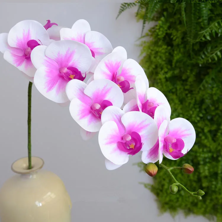 Настоящее прикосновение бабочка Орхидея искусственный цветок letax Орхидея искусственный общий цветочный искусственный цветок для свадьбы