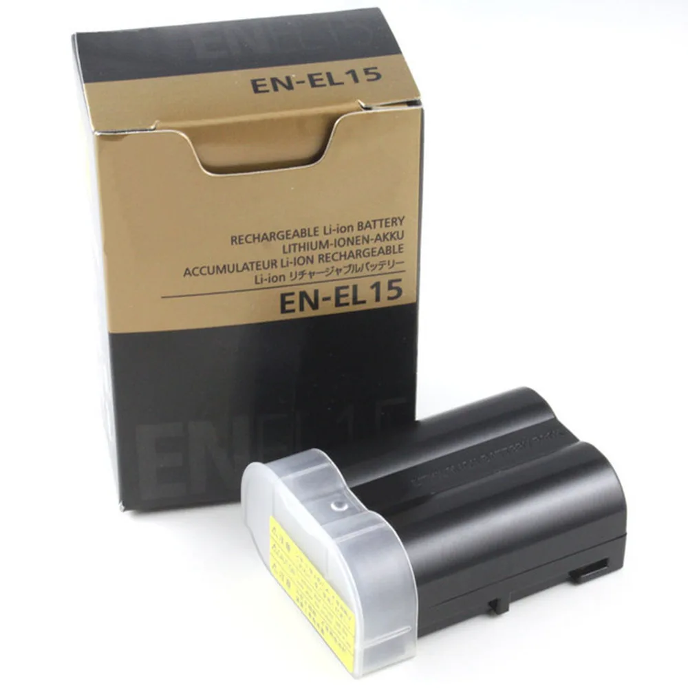 EN EL15 RU Камера Батарея ENEL15 для NIKON D500 D7000 D7100 D800 D800E D600 D610 D810 D7200 D7500 V1 D850|Цифровые
