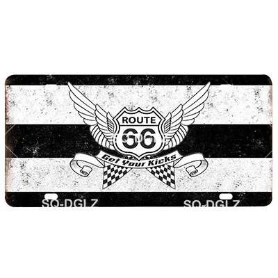 [SQ-DGLZ] Route 66 номерной знак Настенный декор мать дорога Олово знак США дорога металлическая картина "знак" таблички плакат