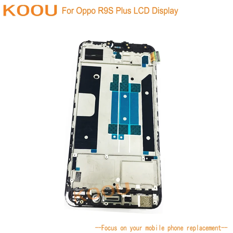 ЖК-дисплей для Oppo R9S Plus с рамкой кодирующий преобразователь сенсорного экрана в