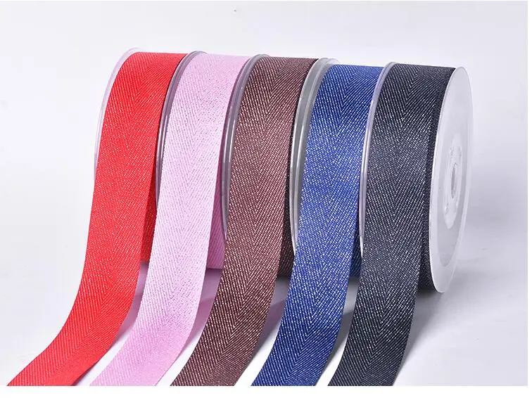 38mm 1.5&quot Polyester Silver Weft Herringbone Twill Ribbon Wedding Decoration Candy Cake Wrapping Craft 50yards Lot | Дом и сад