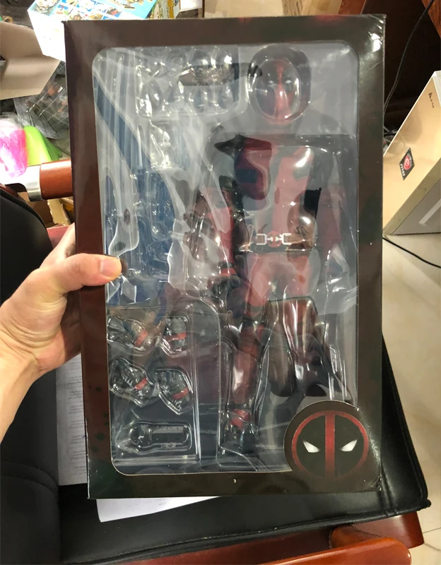 Горячие игрушки Совместимые Marvel X-men Deadpools 30 см BJD Суставы подвижные фигурки игрушки для подарка с настоящей тканью