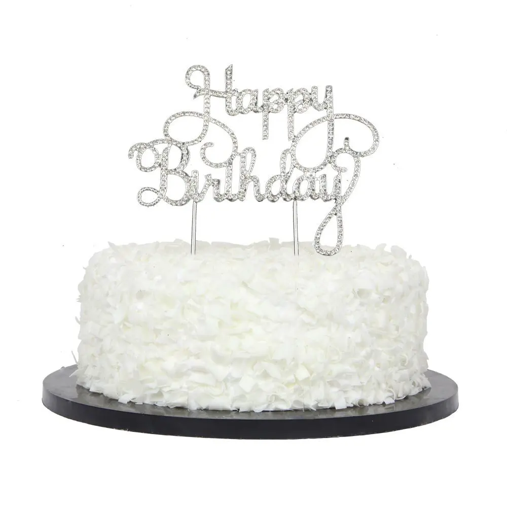 Happy Th Birthday Cake Topper Diy Happy Th Birthday Cake Topper Diy