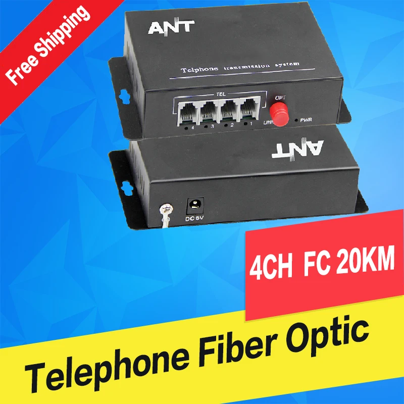 

telephone to fiber optic converter PCM Voice over Fiber Optic Media Converter fxs/fxo to fiber optic converter Transmitter 4CH