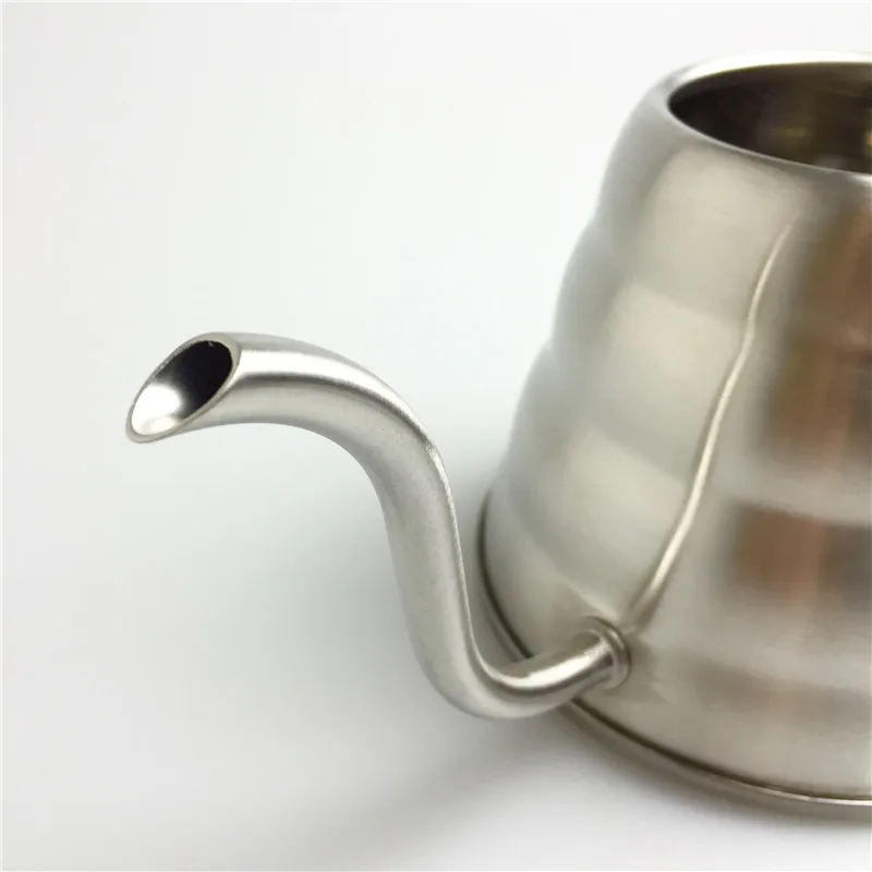 1.2L чайник из нержавеющей стали гусиная шея заливка капельного кофе чайник термометр чайник для воды подходит для индукционной плиты