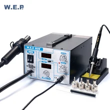 WEP 952D+ мембранный насос фена паяльная железная паяльная станция