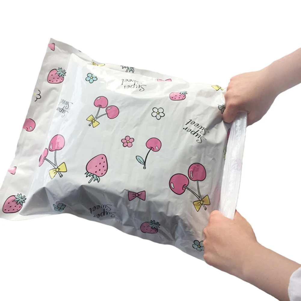

5pcs/10pcs Hand Rolling Compression Vacuum Bag Compress Vacuum Roll-Up Storage Seal Travel Space Saver Bags
