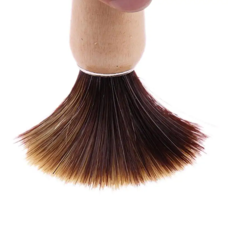 Кисти для бритья волосы барсука Для мужчин Парикмахерская Для мужчин лица Борода чистящие бритья инструмент бритвы щетки деревянной