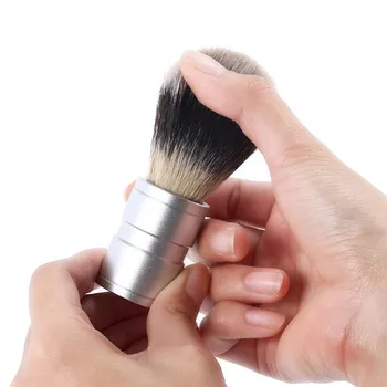 

New Fashion Men's Gift Silvertip Badger Hair Shaving Brush Stainless Metal Handle Barber Tool Comfortable Shave