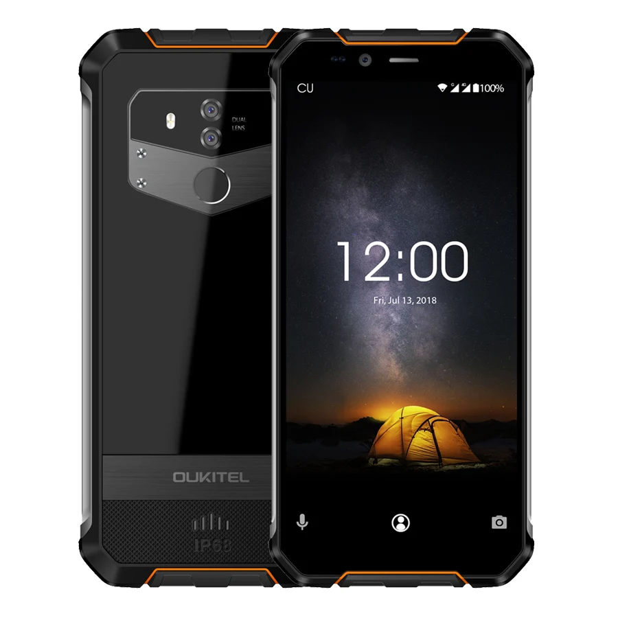IP68 Водонепроницаемый Android 8 1 оригинальный OUKITEL WP1 5 ''FHD Восьмиядерный 4 Гб + 64 MTK6763