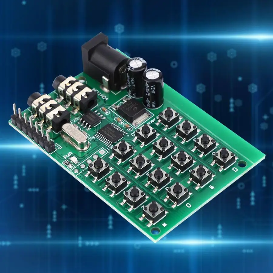

AE11A04 5~24VDC DTMF Board Audio Generator Module Voice Dual Encode Transmitter Board