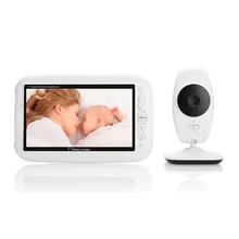 Babykam vigila bebes bebê camera nanny 7.0 polegada LCD noite IR visão luz Interfone Lullaby monitor de Temperatura bebe vigilabebes