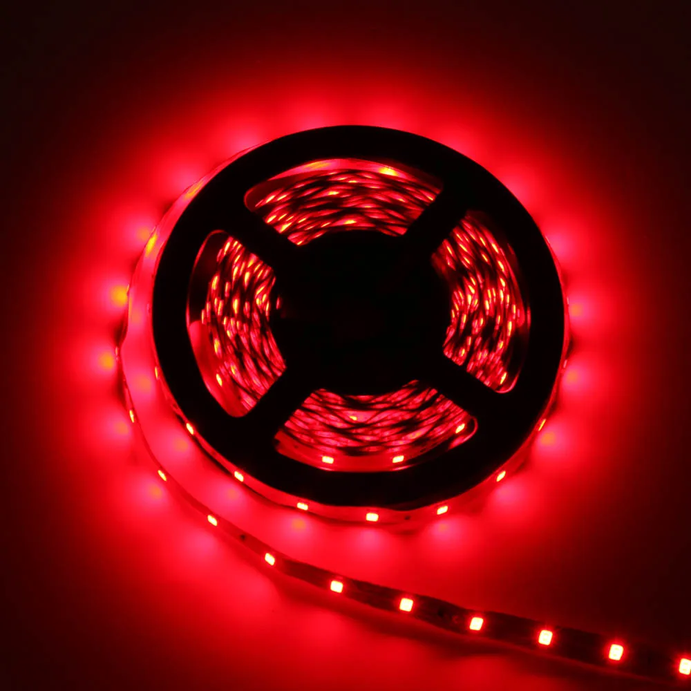 5 м 12В 2835 SMD неводонепроницаемые светодиодные полосы света