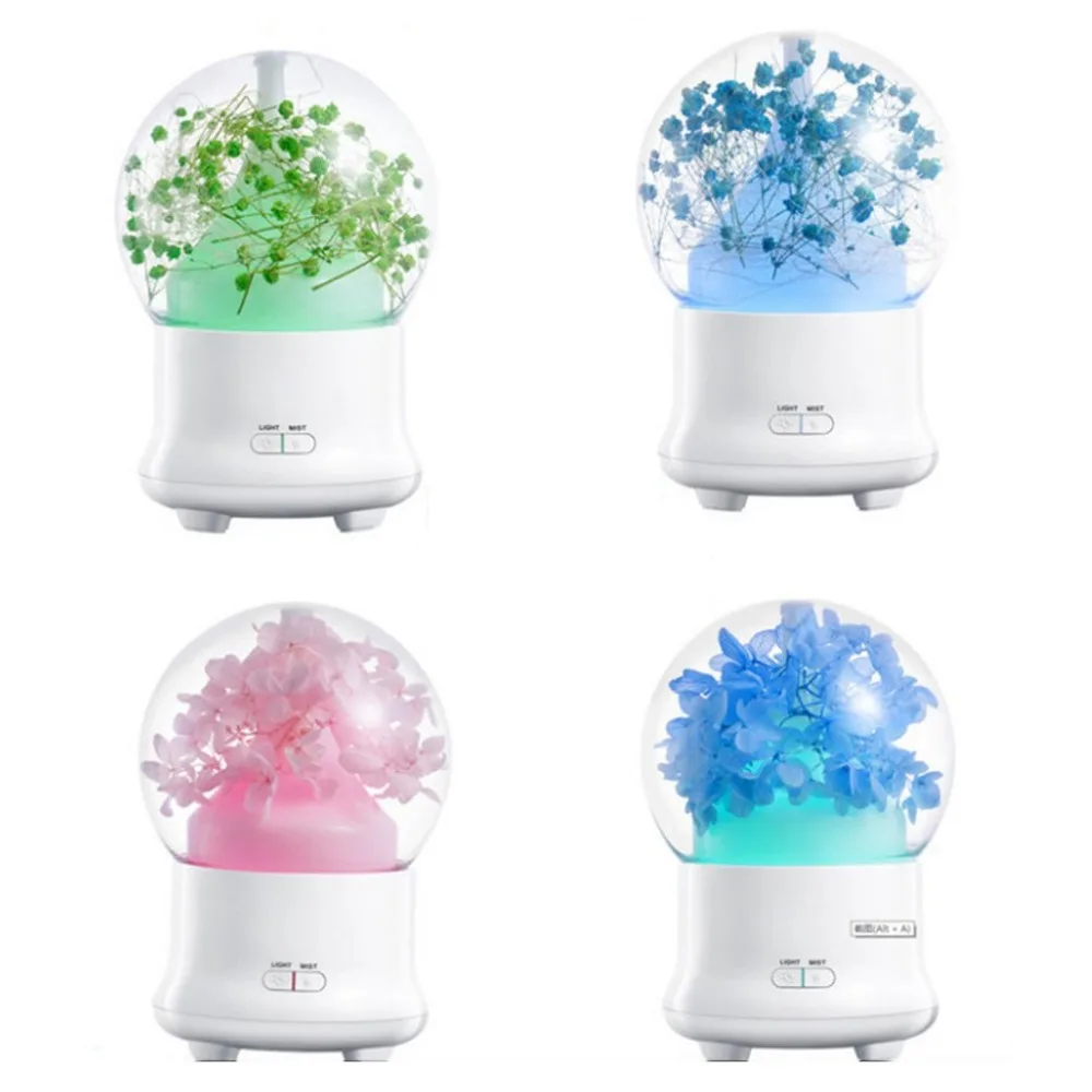 Creative Aromatherapy Machine Multi-function Colorful Led Night Light Humidifier Aroma Atomizer for Home Office Bedroom
