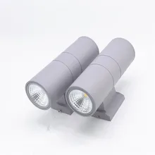 Супер яркий IP65 20 Вт 30 Вт светодиодный открытый сад вверх и вниз настенный светильник двор коридор виллы парков современное освещение высокого качества