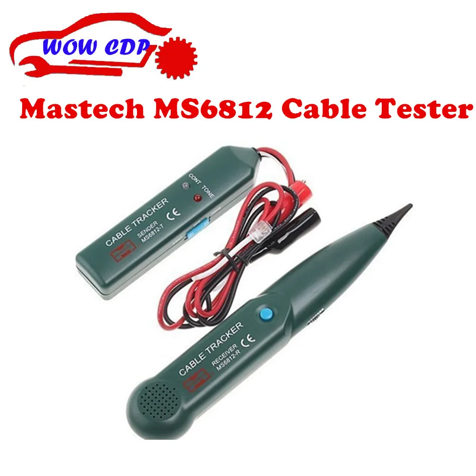 

Professional Mastech MS6812 Network Cable Tracker Tester Tone Generator Telephone Phone Wire Line Finder