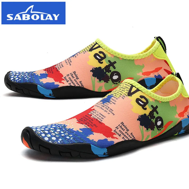 

Men Outdoor Sneaker Shoes Lovers Aqua Water Shoes Adult Unisex Women Swimming Diving Wading Barefoot Beachshoes Zapatos Mujer