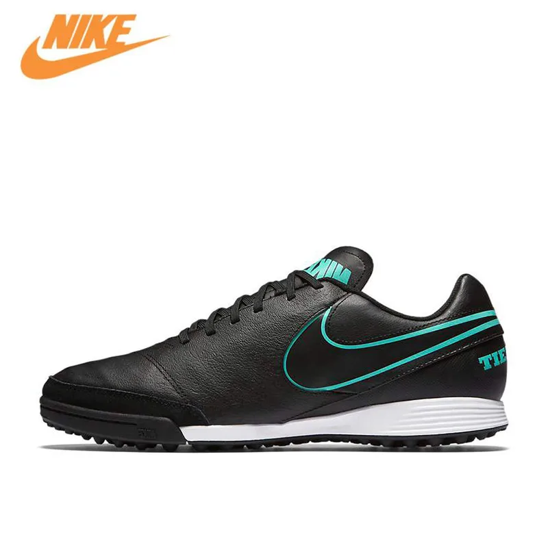 

NIKE TIEMPO GENIO II LEATHER TF Men's Comfortable Light Football Shoes Soccer Sneakers 819216-004