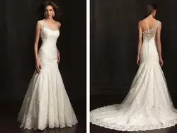 2018 Романтический Модные пикантные одно плечо Бисероплетение Длинные vestido de noiva Кружева Винтаж свадебное платье для матери невесты платья