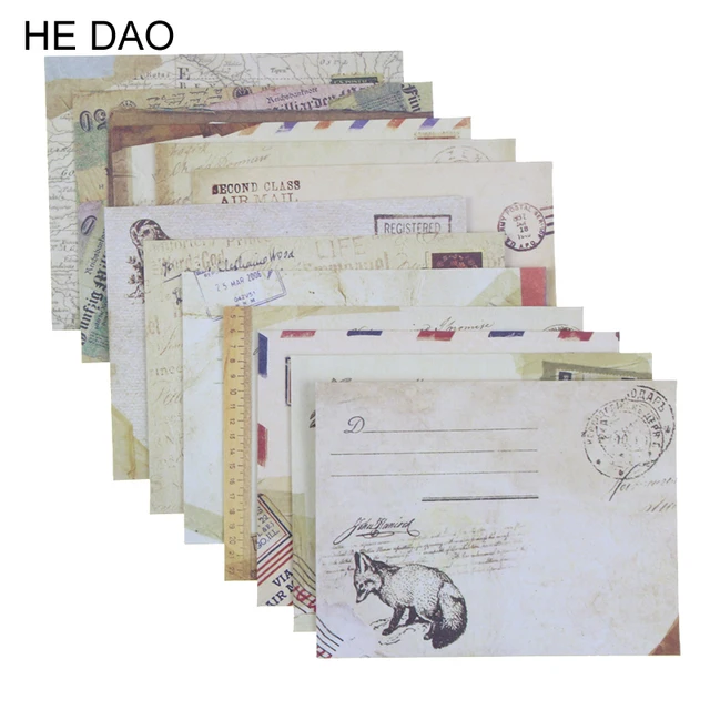 12 Pcs/lot 12 Designs Paper Envelope Cute Mini Envelopes Vintage European Style For Card Scrapbooking Gift Free Shipping 03210
