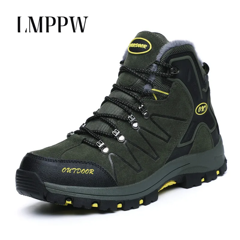 vermelho Sapatos Superior Não deslizamento Lace Plush verde Confortáveis Vinho De Marinho Up Keep Tênis Homens Warm marrom azul 2018 Inverno Masculino Ar Livre Wearable verde Qualidade cinza amarelo Claro Claro Ao Preto Casual Y6OE4xqwR