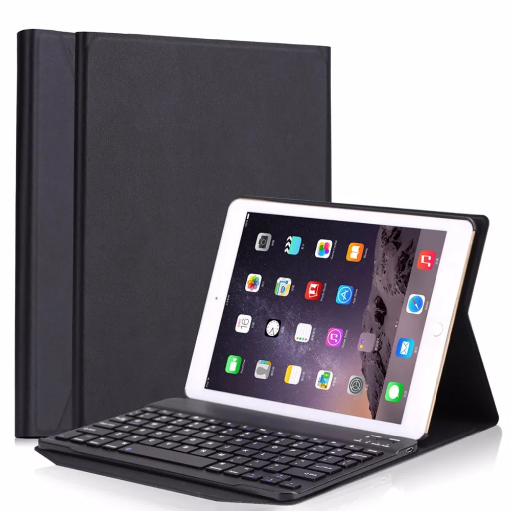 

Keyboard Case For iPad pro 10.5, Ultra-thin Detachable Bluetooth Keyboard Case Cover for iPad Air 2 Stand Stand Funda Case