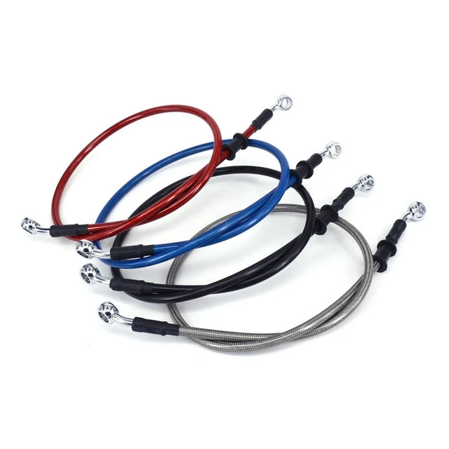 Motorcycle Braided Brake Clutch Oil Hoses Lines Pipes Cables 500mm