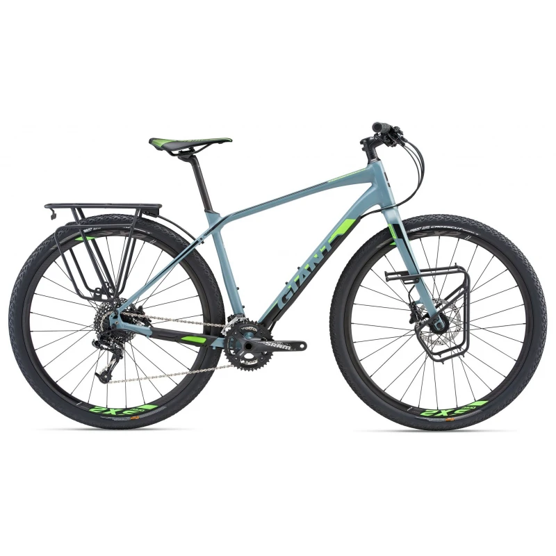 Темно-серый Мужской велосипед Giant ToughRoad SLR 1 - Цвет: Темно-серый