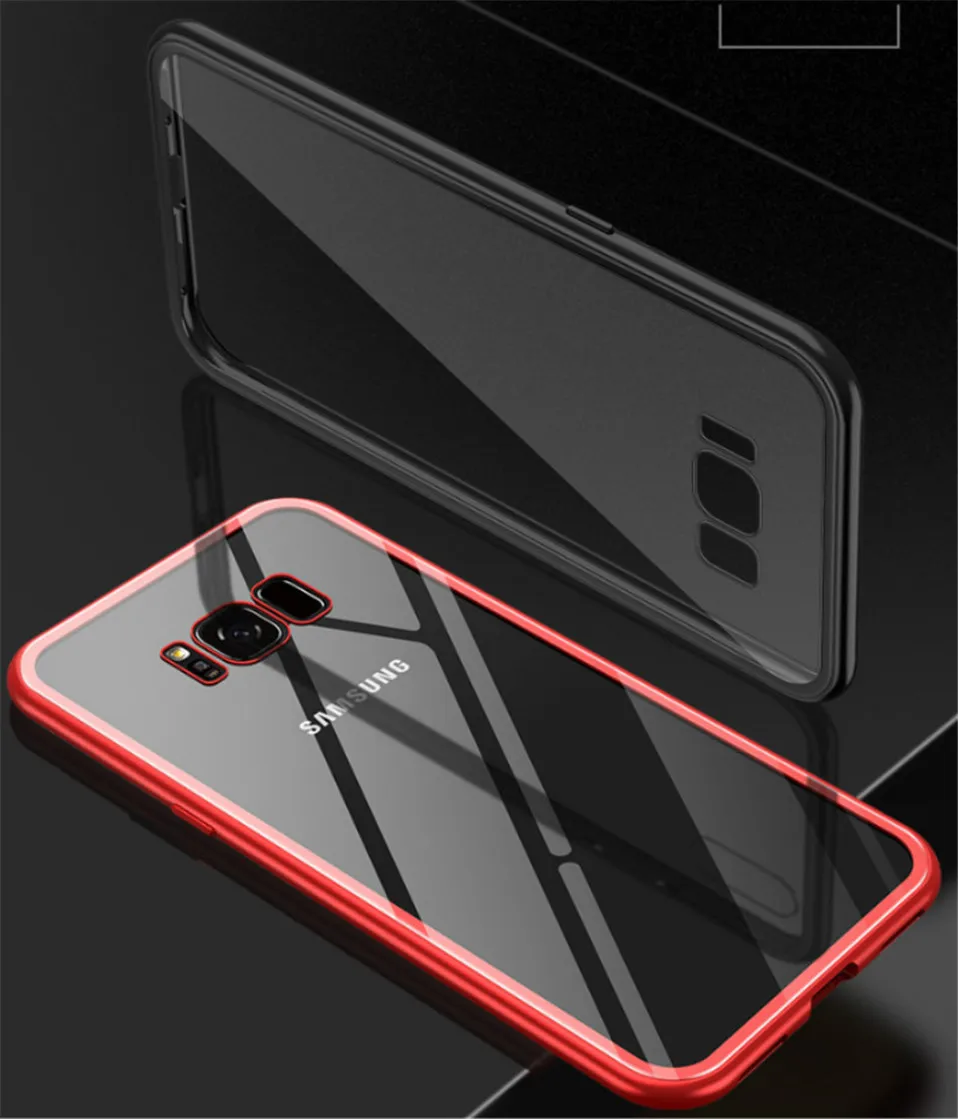 Magnetic Glass Case for Samsung Galaxy Note 8 9 S9 S8 Plus 03