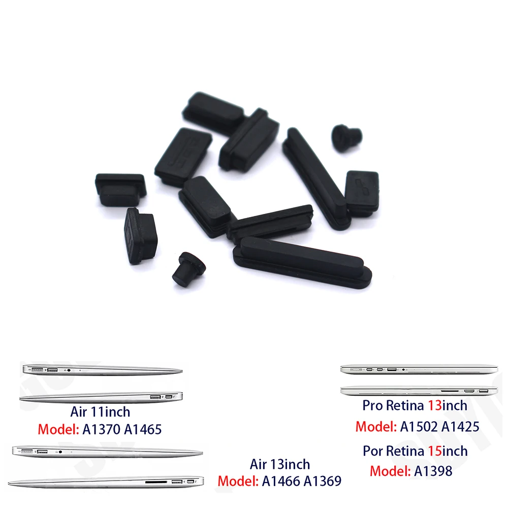 Пылезащитная Пробка для Macbook pro 13 air 11/15 силиконовая компьютерная USB защита от пыли