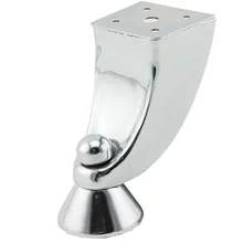 Упаковка из 4 шт.) хромированные мебельные ножки DIY шкаф стол диван стул ноги H = 100 мм/120 мм